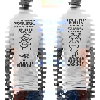 Humour Moutons Mignon Je M'en Fous Jeuis Un Mouton T-shirt imprimé au dos - Cadeauxyz