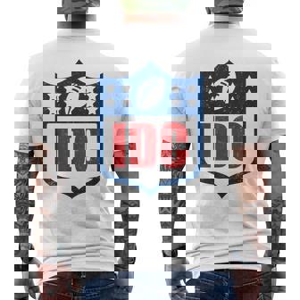 Idc American Football I Don't Care Football Fan Lover Men's T-shirt Back Print | Seseable FR