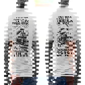 I'm Not Always A Train Wreck Train Men's T-shirt Back Print | Mazezy