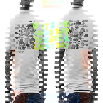 It's A Good Day To Have Luckyt Patrick Day シャムロック アイリッシュ メンズTシャツ バックプリント - Kawaiitshirt