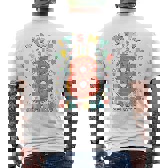 It's My 8Th Birthday Donut 8 Yrs Oldweet Donut Birthday T-shirt da uomo con stampa posteriore - Novitaregali