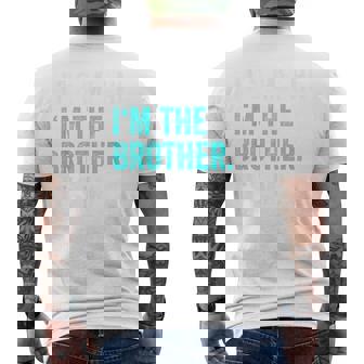 Its Me Hi Im The Brother Its Me Brother Men's T-shirt Back Print - Thegiftio