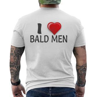 J'aime Les Hommes Chauves J'aime Les Amoureux Des Hommes Chauves T-shirt imprimé au dos - Cadeauxyz