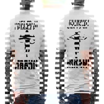 Je Ne Peux Pas J'ai Marathon Humour Jogging Course À Pieds T-shirt imprimé au dos - Cadeauxyz