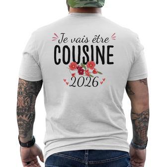 Jeais Être Cousine 2026 Annonce Grossesse T-shirt imprimé au dos - Cadeauxyz