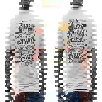 Jours Meilleurs Décorés De Fleurs Citation De La Nature T-shirt imprimé au dos - Cadeauxyz