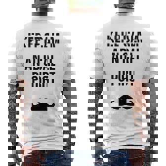 Keep Calm And Call Poirot Livre Amusant Avecouris T-shirt imprimé au dos - Cadeauxyz