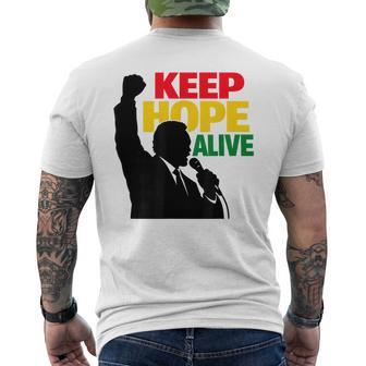 Keep Hope Alive Men's T-shirt Back Print | Seseable UK