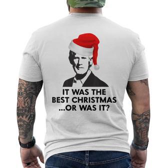Keith Quote It Was The Best Christmas Or Was It Men's T-shirt Back Print - Thegiftio UK