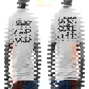 Kenko カメラひとことシリーズ 「今日は絶対に手ブレしない。」【黒文字・背面デザイン】 メンズTシャツ バックプリント - Kawaiitshirt