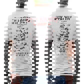 Kitty Biscuits We Knead Em You Need Em Cat Lover Baking For Women Men's T-shirt Back Print | Seseable UK