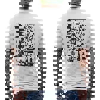 Koi Poisson Ukyio-Eumi-E Cerisier En Fleurs Torii Japonais T-shirt imprimé au dos - Cadeauxyz