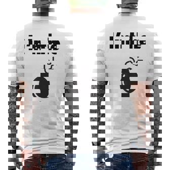 Im La Bomba -Imbolo Della Bomba Del Fumetto T-shirt da uomo con stampa posteriore - Novitaregali