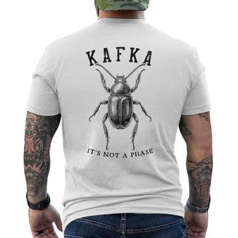 La Transformación Del Escarabajo De Franz Kafka No Es Una Literatura De Fase Camiseta Hombre Estampado Espalda - Regaloses