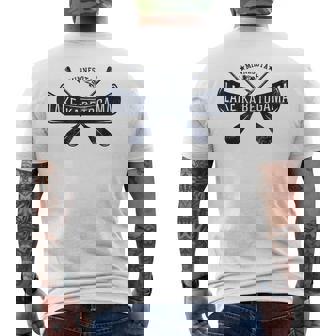 Lake Kabetogama Minnesota Vintage Distressed Men's T-shirt Back Print - Thegiftio