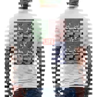 Life Picture Collection 猫（1） メンズTシャツ バックプリント - Kawaiitshirt