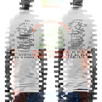 Living With The Land Theme Park Boat Ride Attraction Men's T-shirt Back Print - Thegiftio