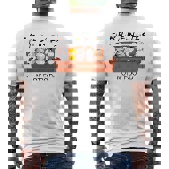 Los Animaleson Amigos No Comidaeganoegetariano Camiseta Hombre Estampado Espalda - Regaloses