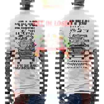 Get In Loser We'Re Going Christmas Shopping Santa Men's Back Print T-Shirt | Mazezy