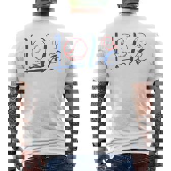 Love Baseball 野球 ギャク パロディ 名言 ジョーク メンズTシャツ バックプリント - Kawaiitshirt