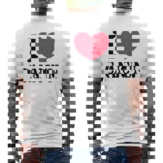 I Love Cancun T-shirt imprimé au dos - Cadeauxyz