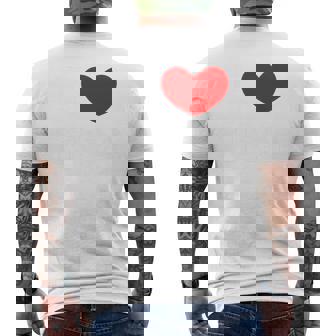 I Love IDM I Heart Intelligent Dance Music Premium Men's Back Print T-Shirt | Mazezy