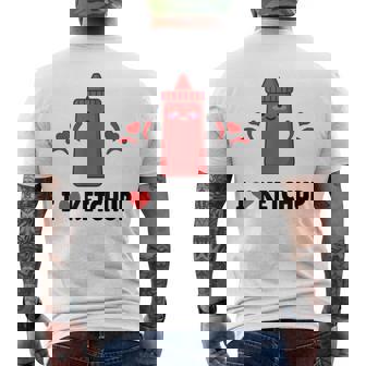 I Love Ketchup Chemise Humoristique Avec Inscription I Love Ketchup T-shirt imprimé au dos - Cadeauxyz