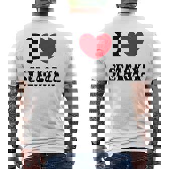 I Loveetagaya アイ・ラブ世田谷 メンズTシャツ バックプリント - Kawaiitshirt