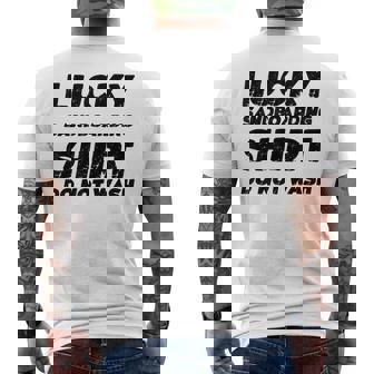 Lucky Sandboarding Shirt Do Not Wash Men's Back Print T-Shirt | Mazezy