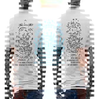 Mama’S Little Academy Homeschool Life Faith Family Quote Men's T-shirt Back Print | Seseable CA