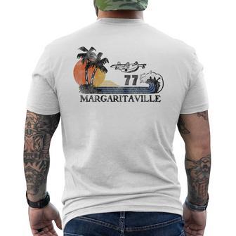 Margaritaville '77 Men's T-shirt Back Print - Thegiftio UK