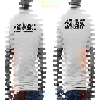 Masonic 2B1ask1 正方形とコンパス フリーメイソン メンズTシャツ バックプリント - Kawaiitshirt