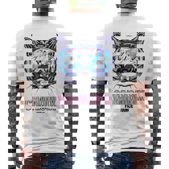 Masque Deki Pour Chat Panorama De Montagne Chamonix T-shirt imprimé au dos - Cadeauxyz