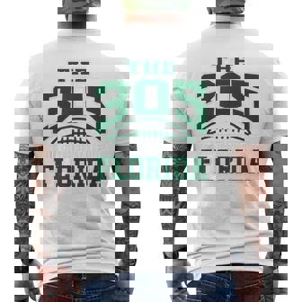 Miami 305 Area Code Runs Florida Proud State Culture Apparel Men's T-shirt Back Print | Seseable FR