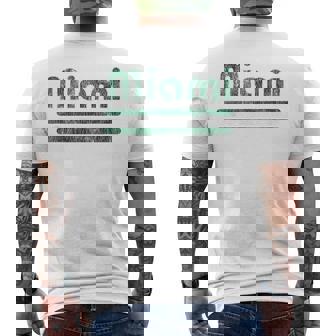 Miami Distressed Vintage For South Florida Locals Men's T-shirt Back Print | Seseable CA