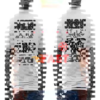 Mom Of The Two Fast 2Nd Birthday Boy Racing Car Men's T-shirt Back Print | Seseable CA