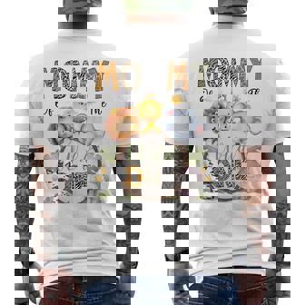 Mommy Of The Wild One 1St Birthday Boy Safari Animals Men's T-shirt Back Print | Seseable UK