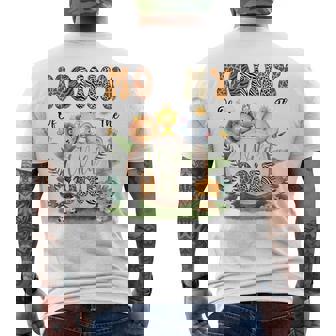 Mommy Of The Wild One Safari Jungle 1St Birthday Boy Men's T-shirt Back Print | Seseable CA