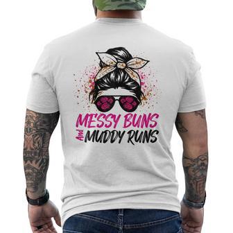 Mud Run Mudding Sistas Mudder Men's T-shirt Back Print - Thegiftio