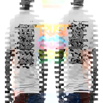 N Boys Trust God Bro Christian Faith Humorous Jesus Men's T-shirt Back Print - Monsterry