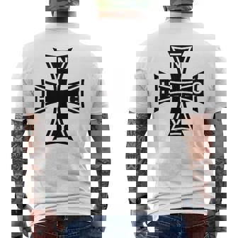 NEW YORK Hardcore Iron Cross NYHC Tank Top Men's Back Print T-Shirt | Mazezy