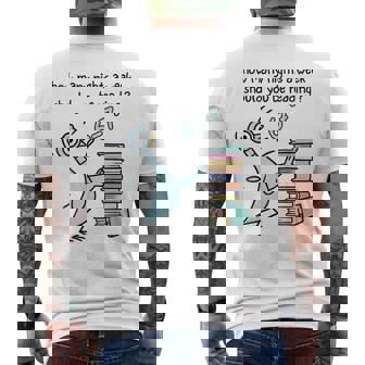 How Many Nights A Week Should You Be Reading 6-7 Men's T-shirt Back Print | Seseable CA