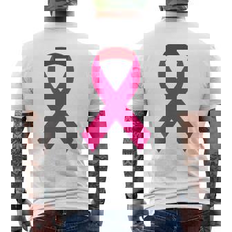 Octobre Rose 2025 Ruban Roseensibilisation Cancer Duein T-shirt imprimé au dos - Cadeauxyz