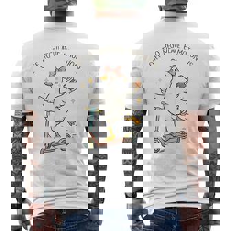 Off To Regulate Emotions Goose Mental Health Counselor Men's T-shirt Back Print - Monsterry