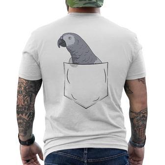 Oiseau Gris Du Gabon Dans Leac T-shirt imprimé au dos - Cadeauxyz