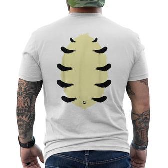 Orange Tiger Belly Hairy Costume Halloween Animal Men's T-shirt Back Print - Thegiftio UK