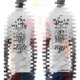 Osaka Dotonbori Japanese Takoyaki Octopus Japan Men's T-shirt Back Print - Monsterry