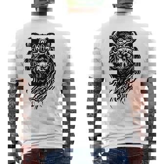 Ours Grizzly Norse Indiens Celtique Mythologie Animal Forêt T-shirt imprimé au dos - Cadeauxyz