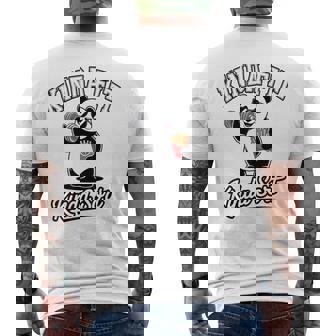 Ours Un Peu En Forme Et Un Peu Mou Avec Des Frites Humour T-shirt imprimé au dos - Cadeauxyz