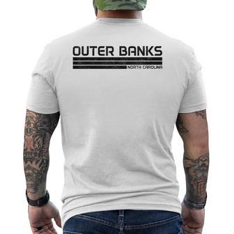 Outer Banks North Carolina Vintage Souvenir Men's T-shirt Back Print - Thegiftio UK